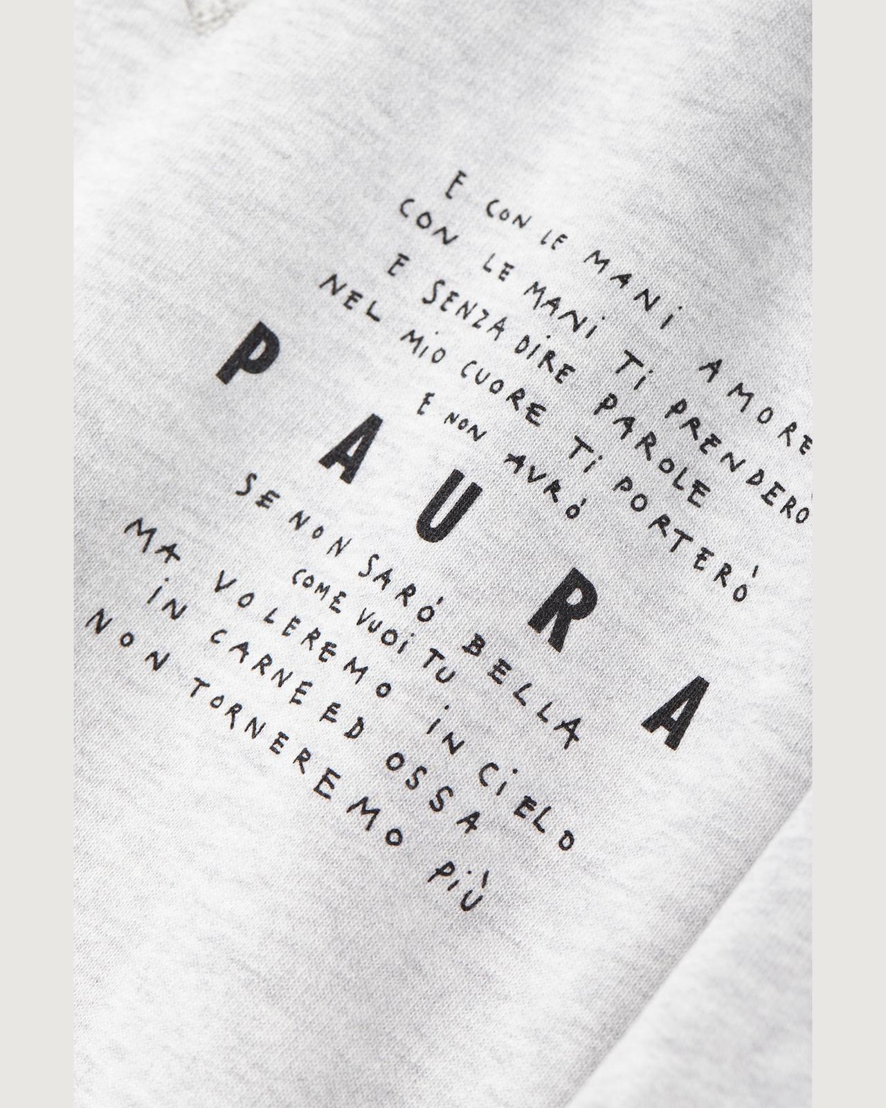 paura-Francesco Crewneck Sweatshirt Grey Melange-