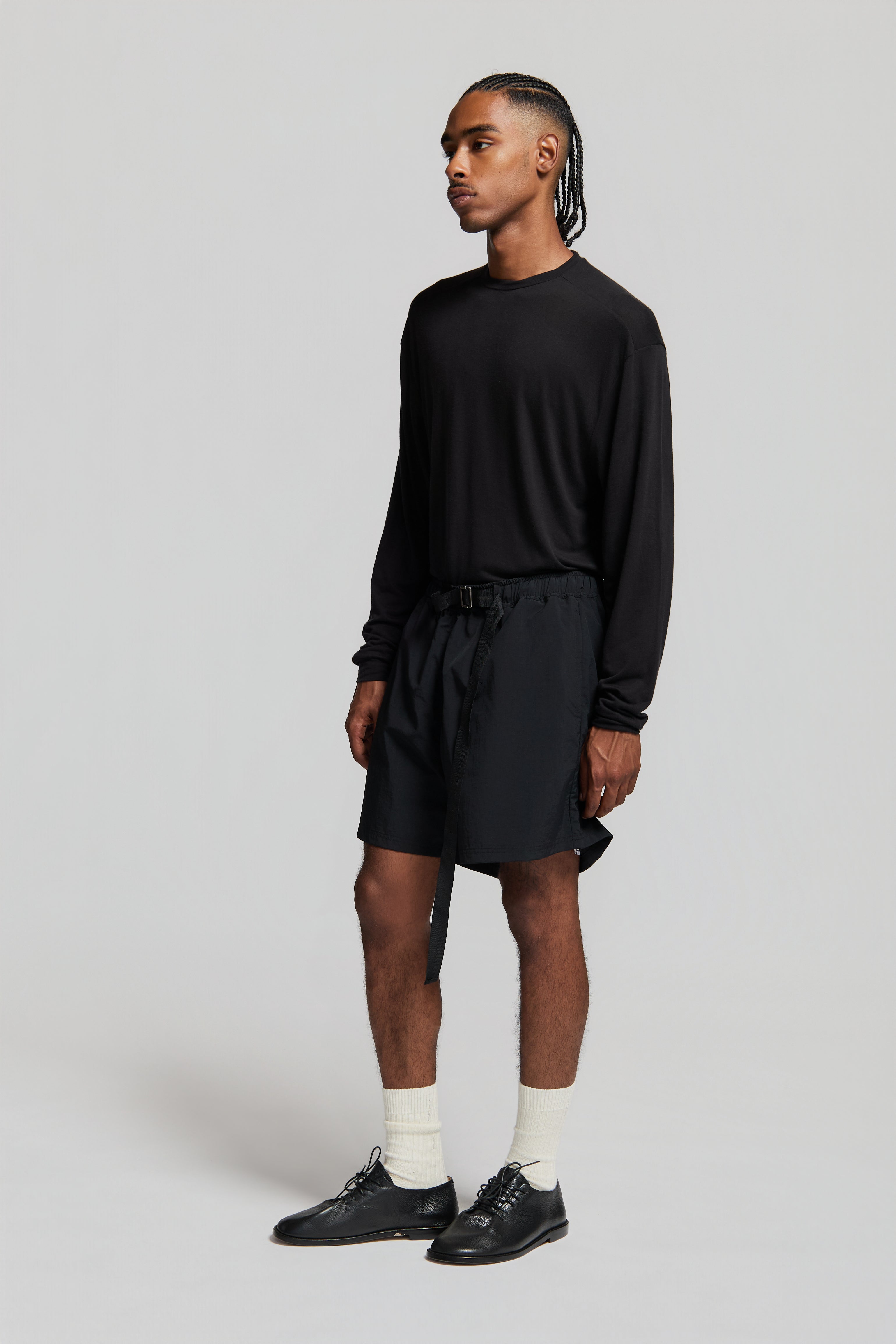 paura-Harlem Shorts Black-15DP40160000001