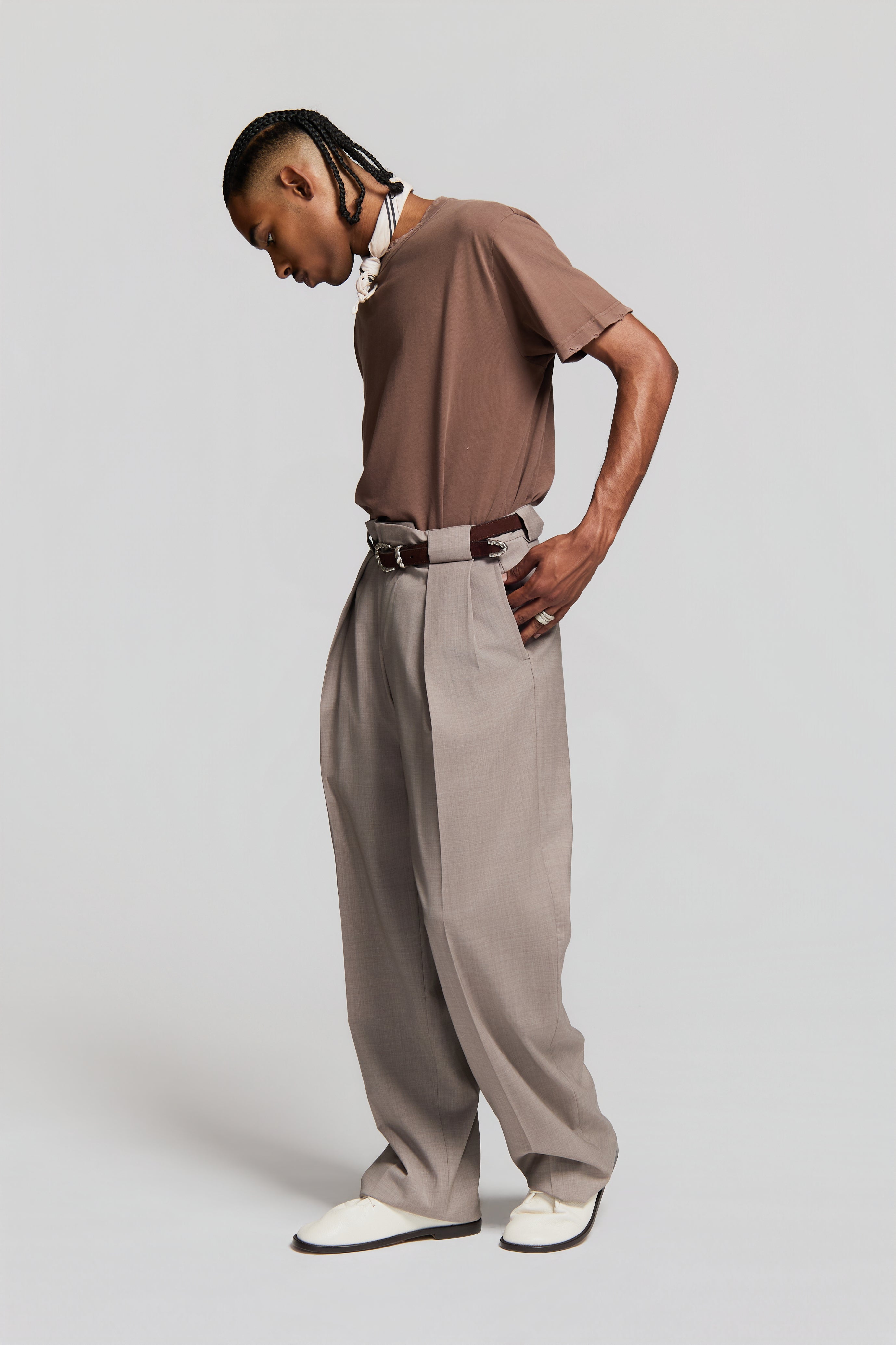 paura-Kansas Regular T-Shirt Brown-15DP10050000016