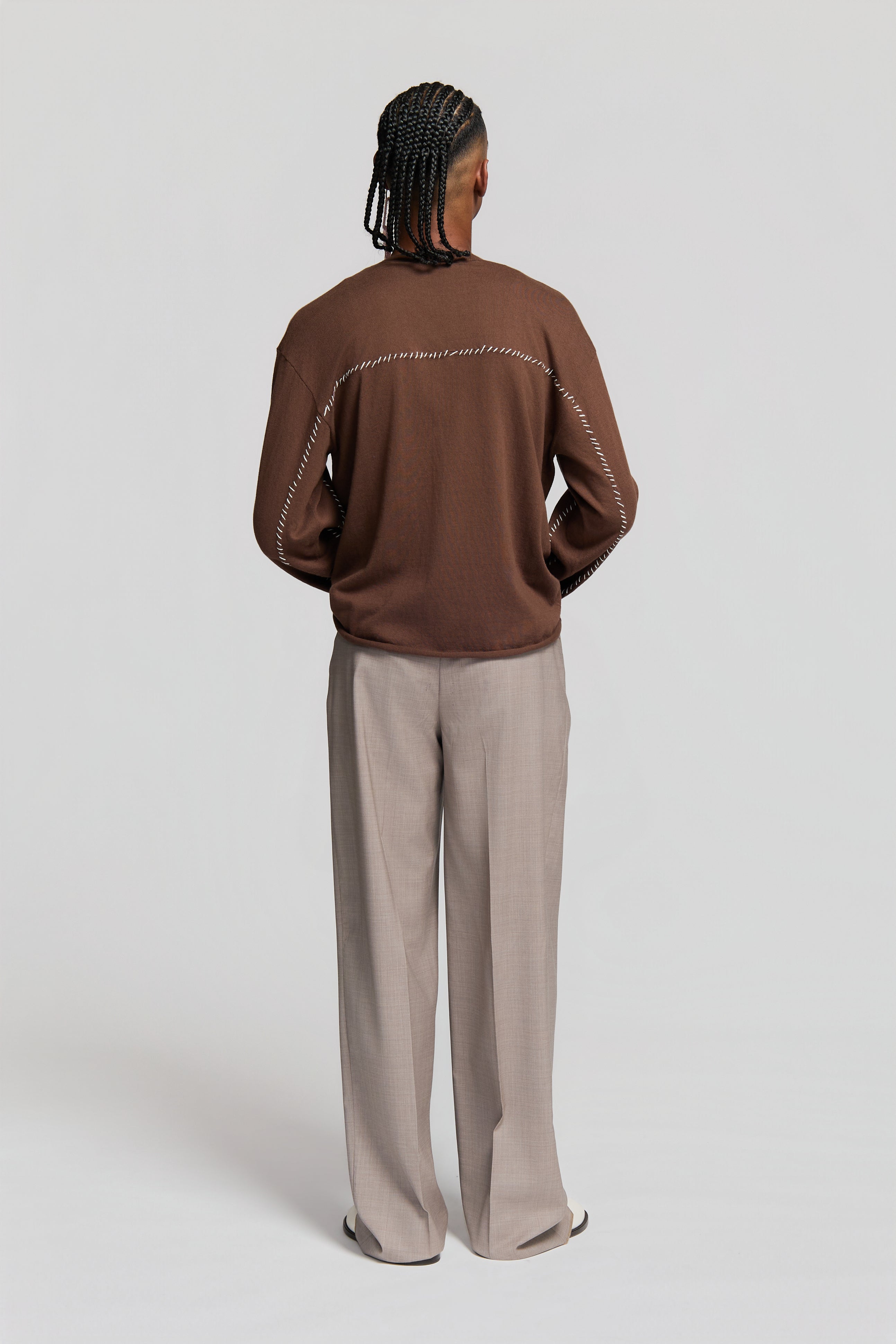 paura-Noge Classic Pants Sand-15DP40050000005