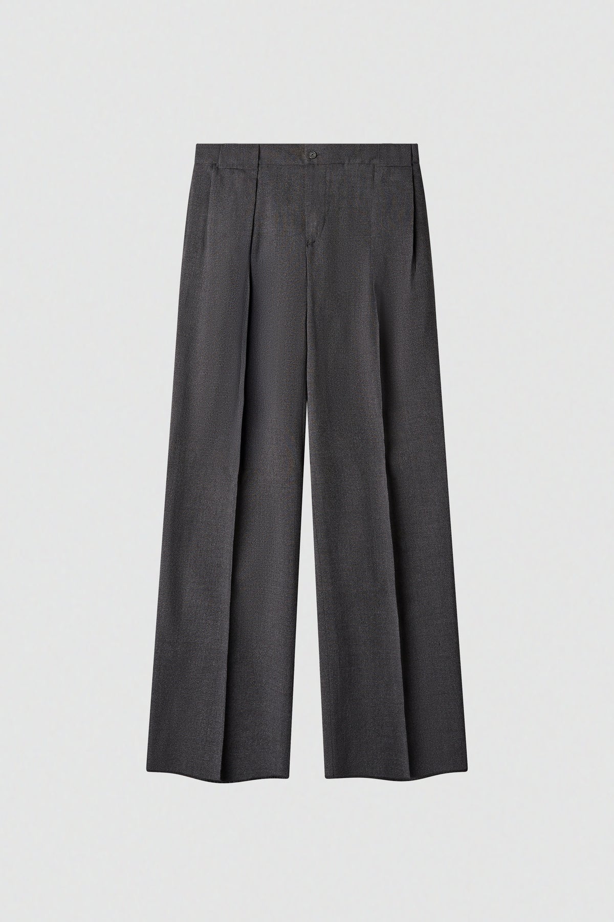 paura-Noge Wide-Leg Relaxed Trousers - Dark Grey-16DP50050000037