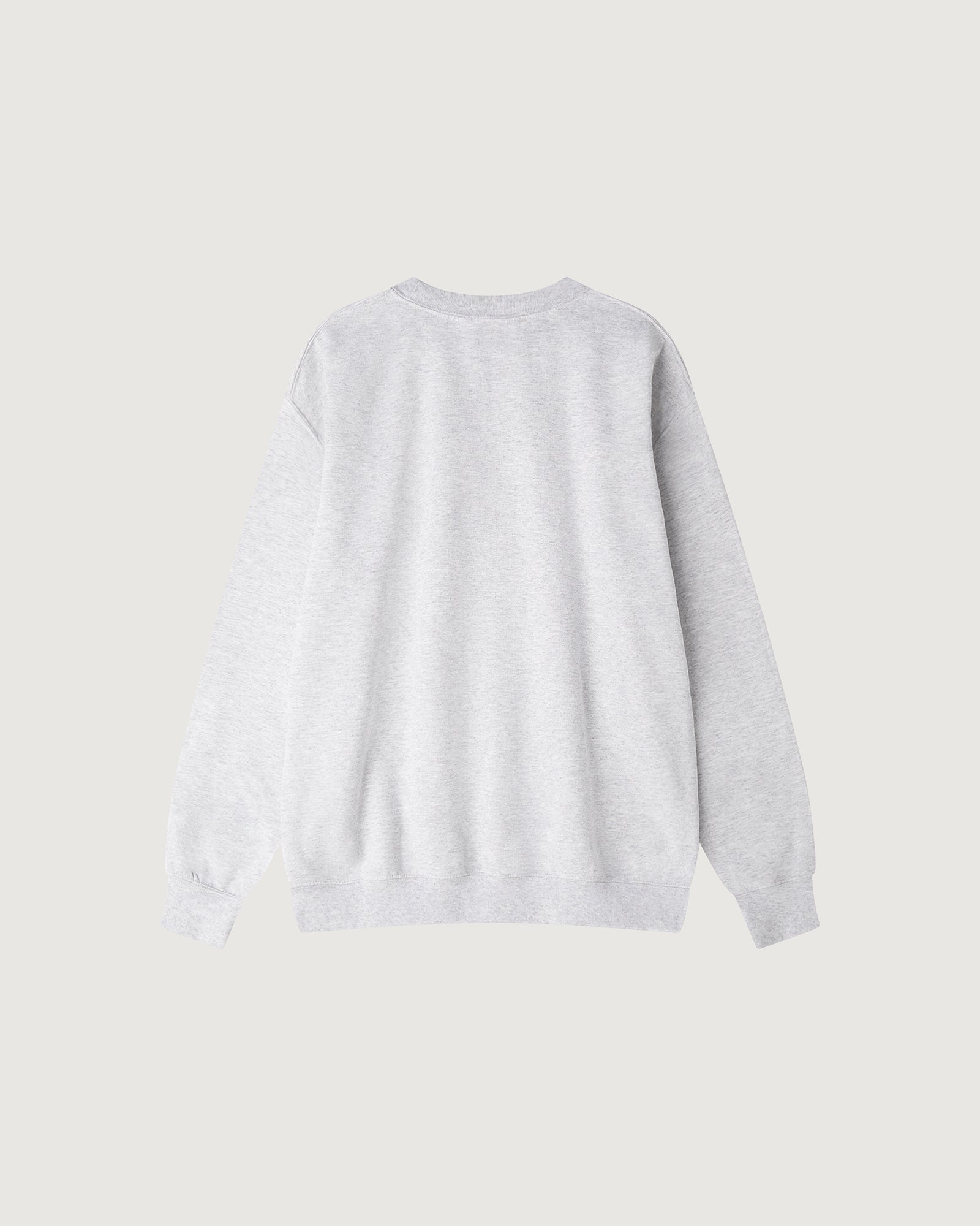 paura-Nun Ave' Paura Regular Sweatshirt - Light Grey Melange-