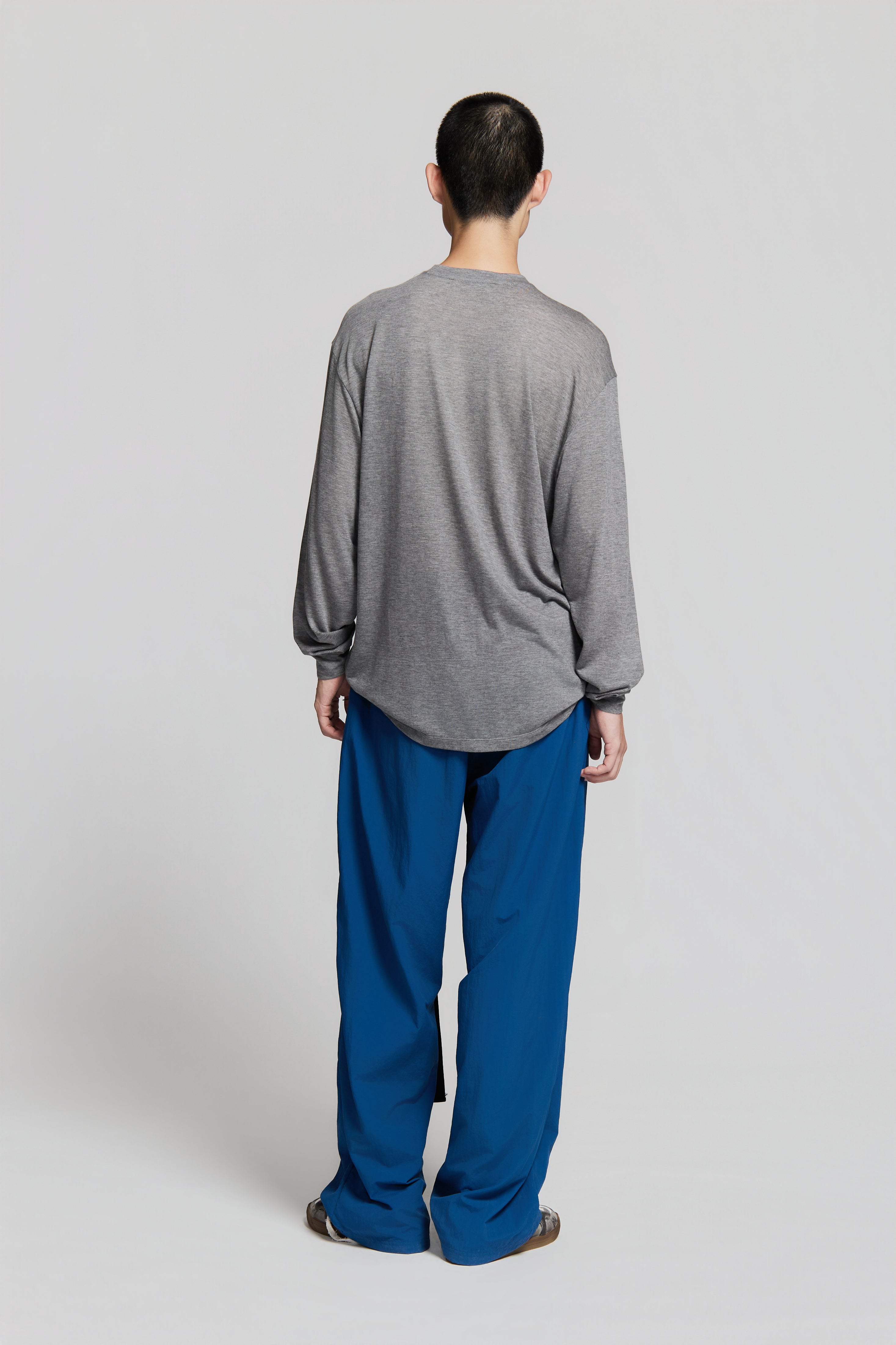 paura-Obi Longsleeve Medium Grey Melange-15DP10080000023