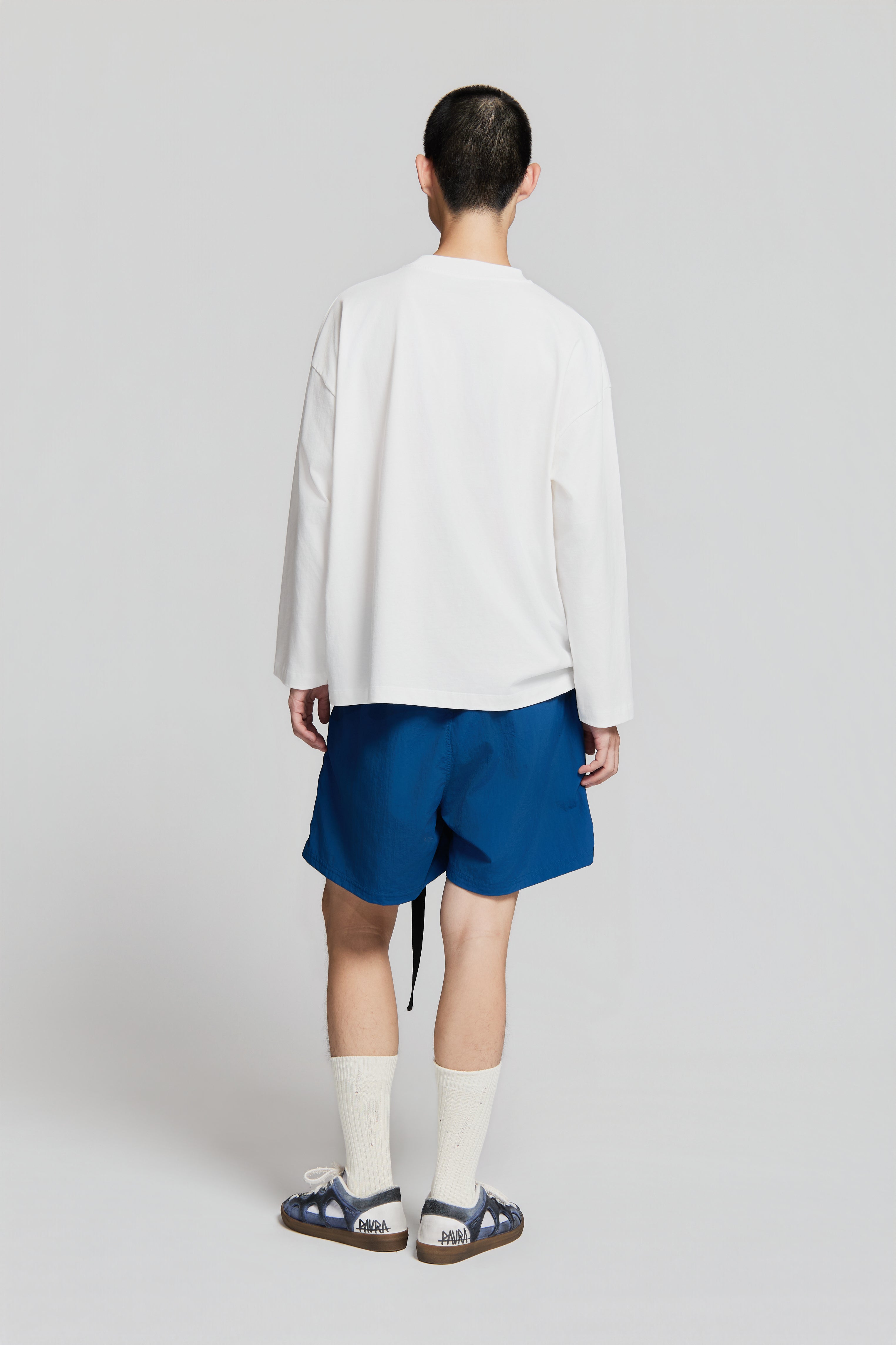 paura-Ollie Galleria Paura Longsleeve Corsivo Off White-15DP10042030020