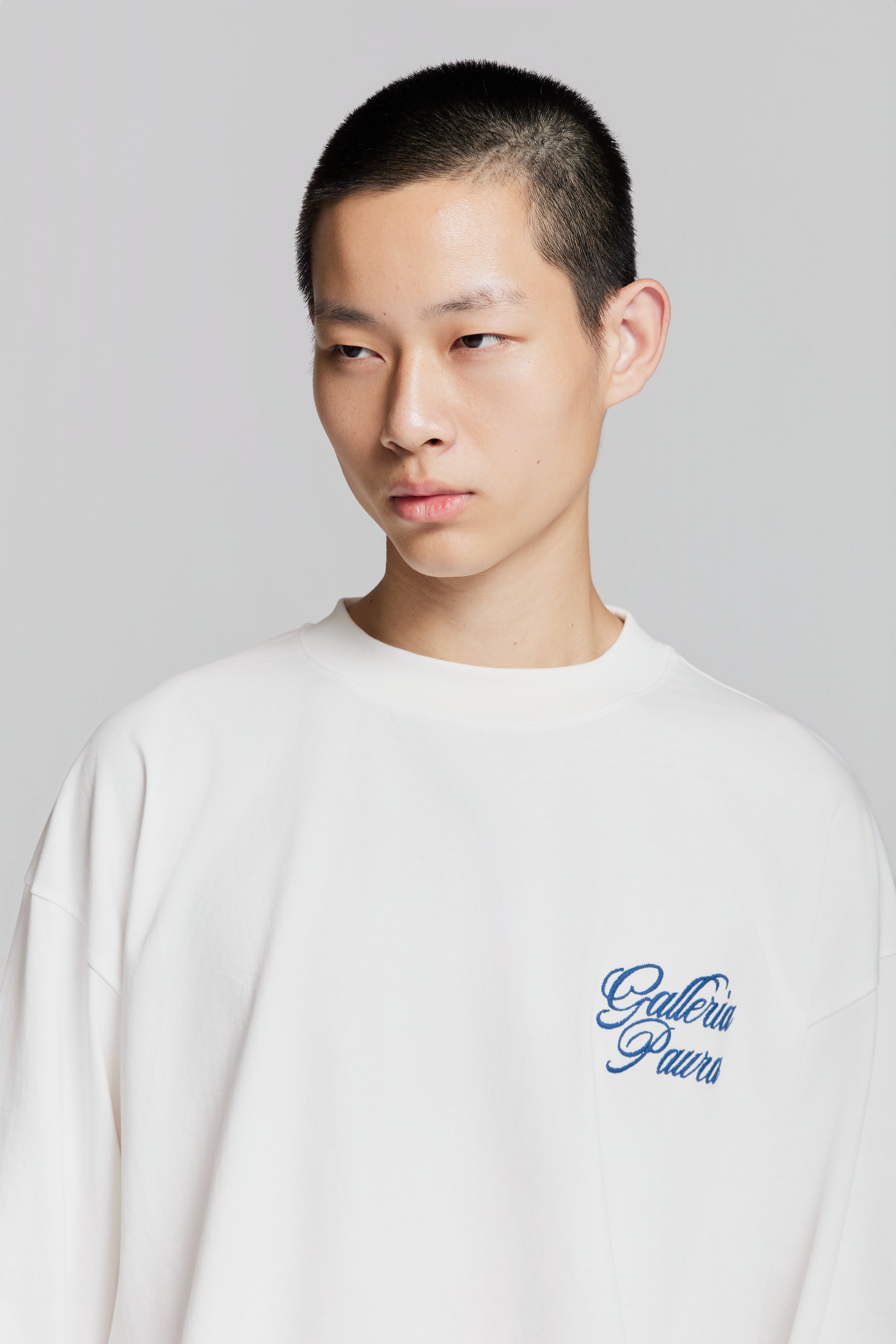 paura-Ollie Galleria Paura Longsleeve Corsivo Off White-15DP10042030020