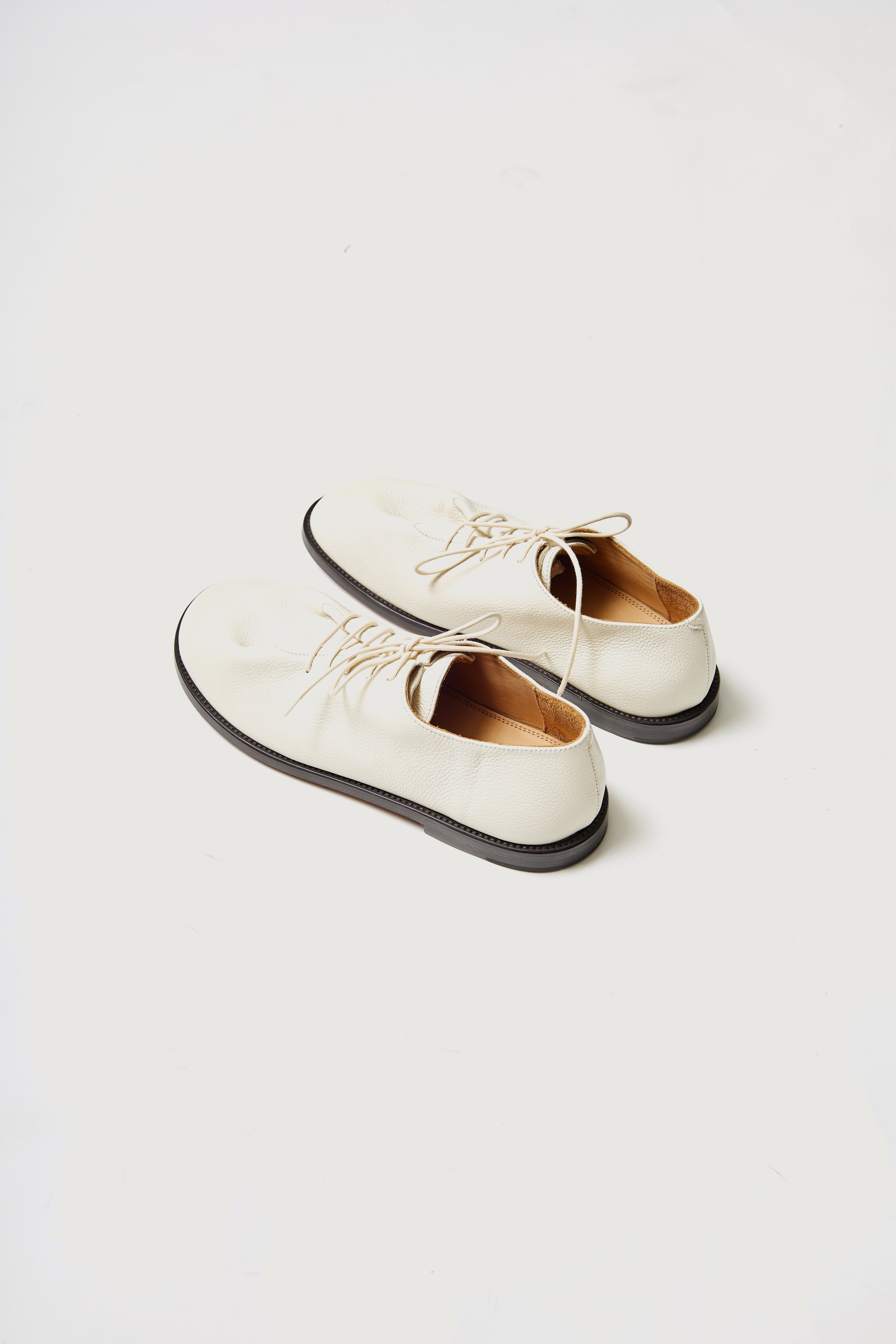 paura-Paride Lace-Up Shoes Off White-15DP90020000020