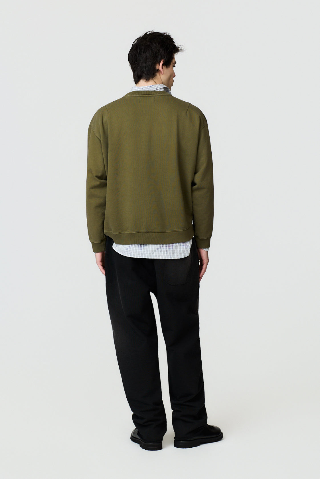 paura-Samuel “The Balancing Act” Crewneck - Military Green-16DP30021030016