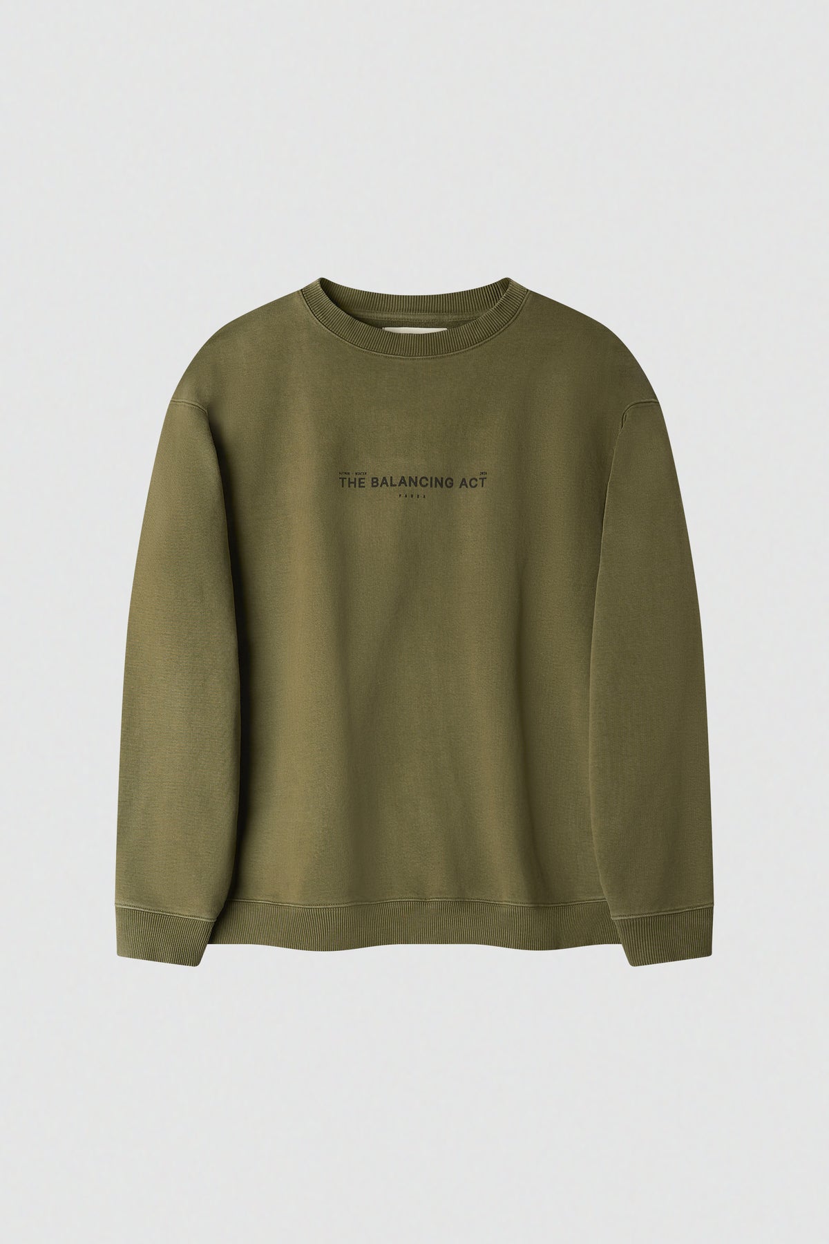 paura-Samuel “The Balancing Act” Crewneck - Military Green-16DP30021030016