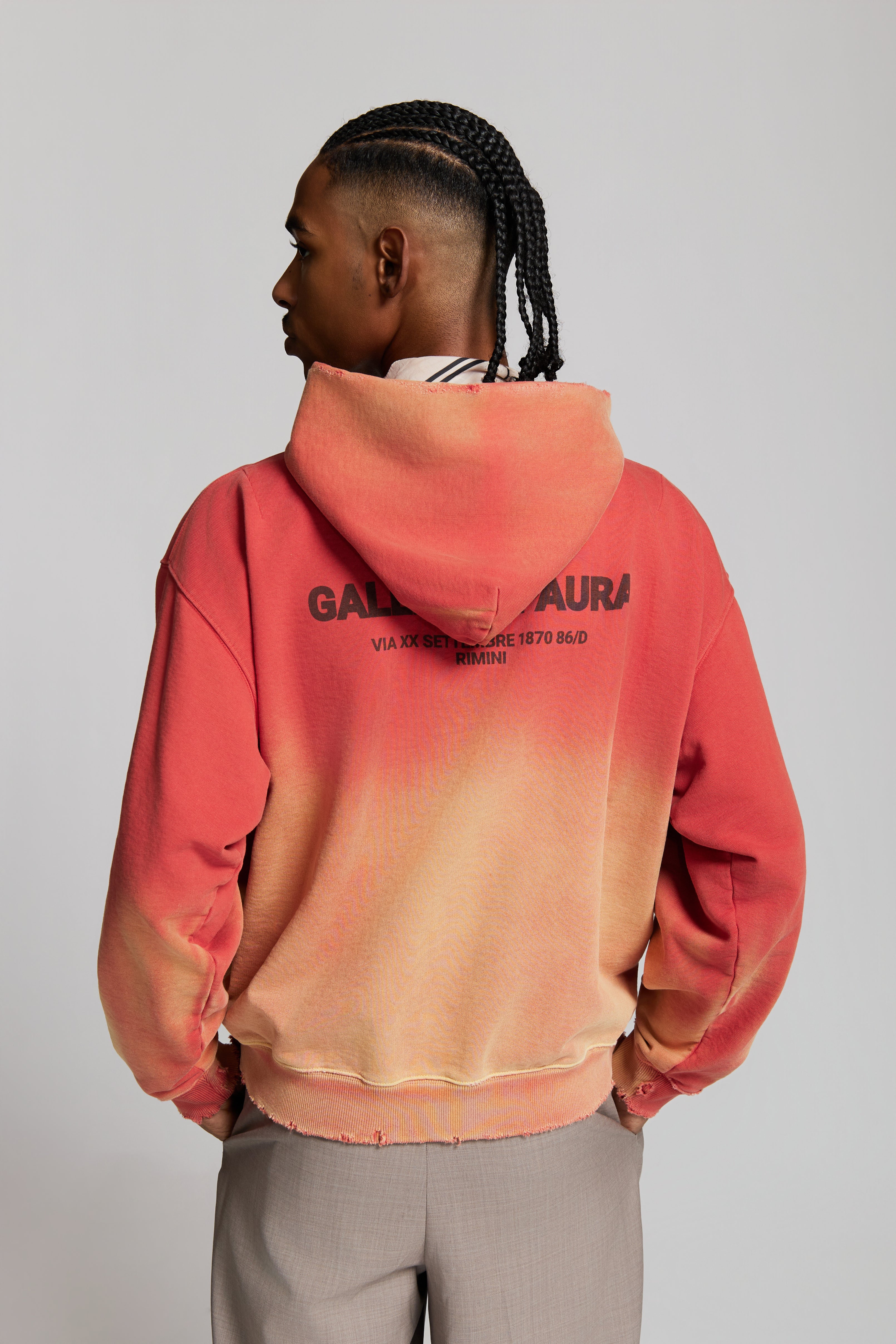 paura-Santi Galleria Paura Hoodie Hq Red-15DP30011010012
