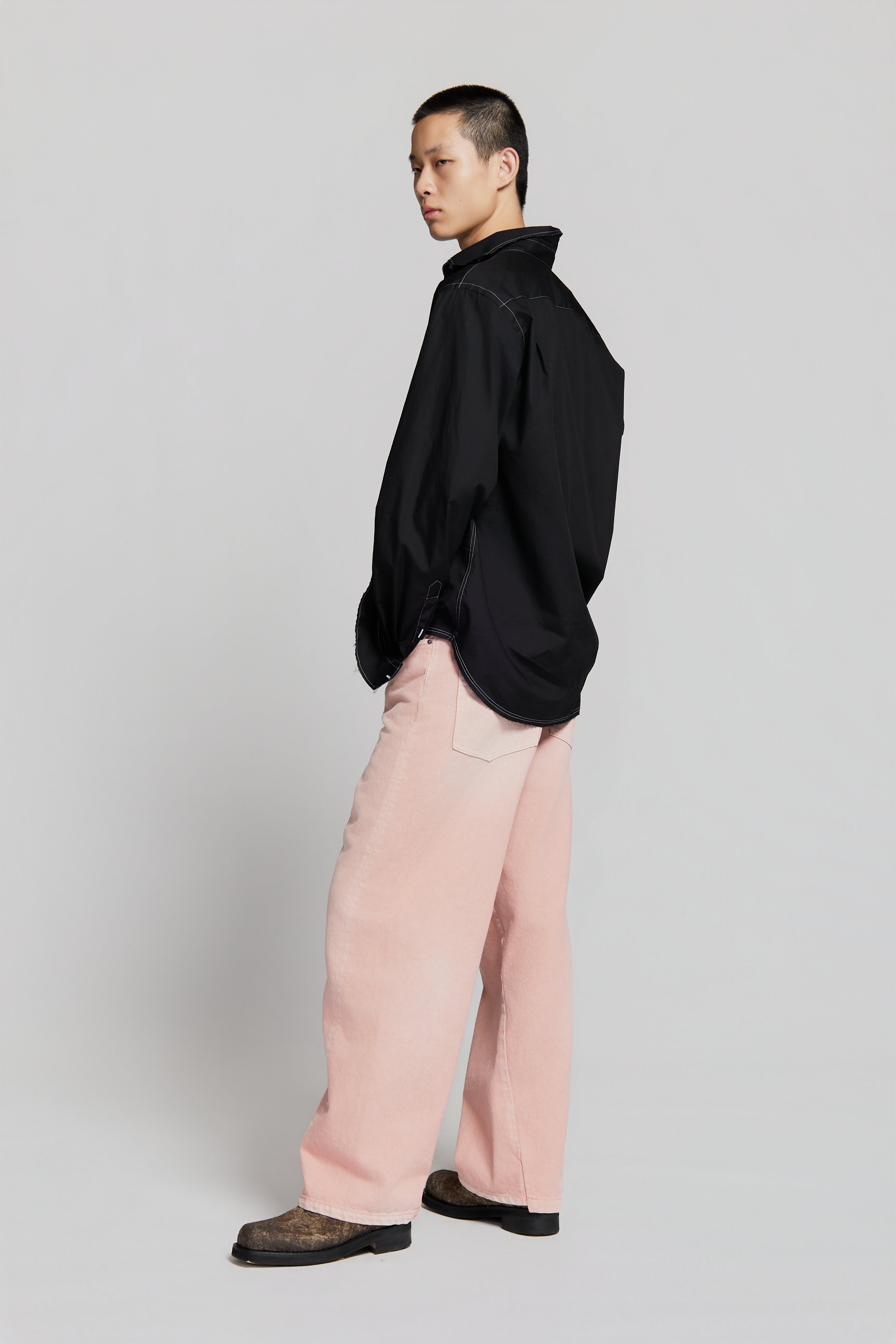 paura-Talete Shirt Black-15DP20050000001