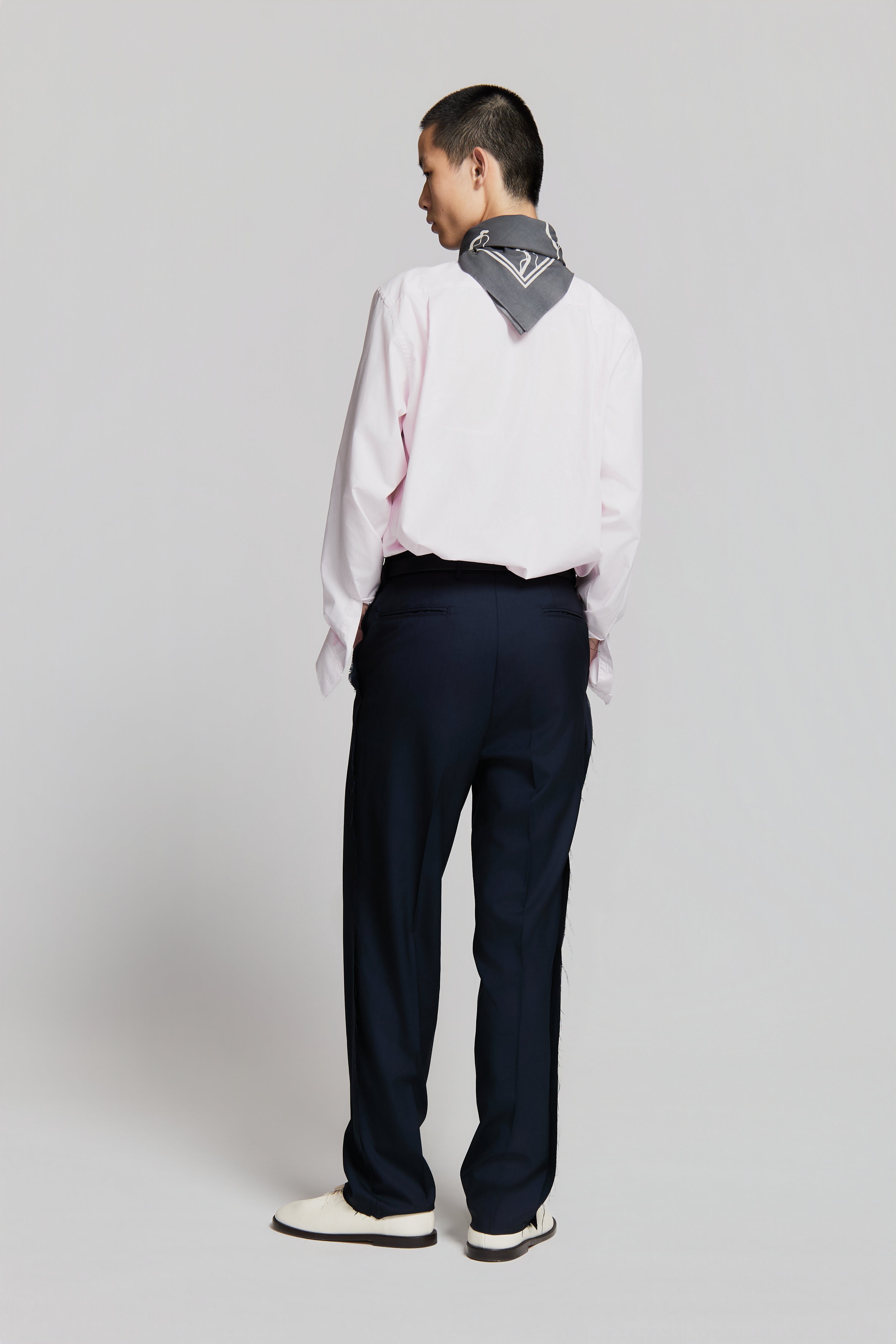 paura-Troy Classic Pants Dark Blue-15DP40060000006