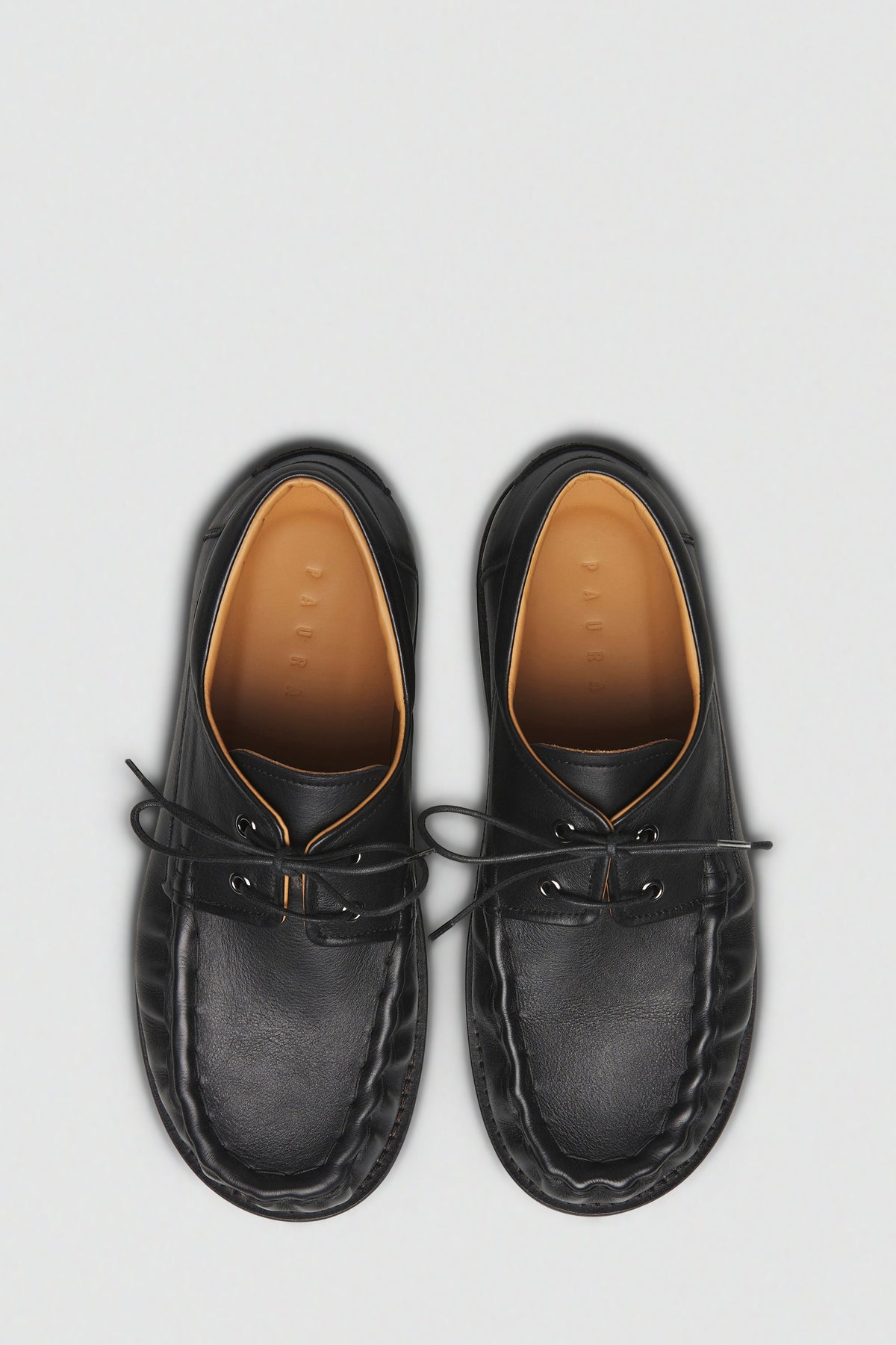 paura-Tuco Boat Shoes - Black-16DP90080000001