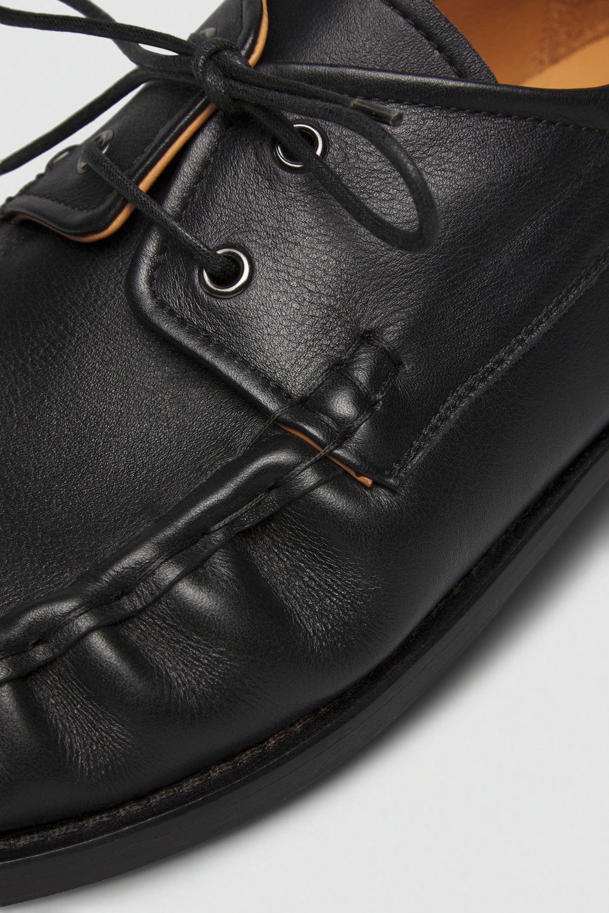 paura-Tuco Boat Shoes - Black-16DP90080000001