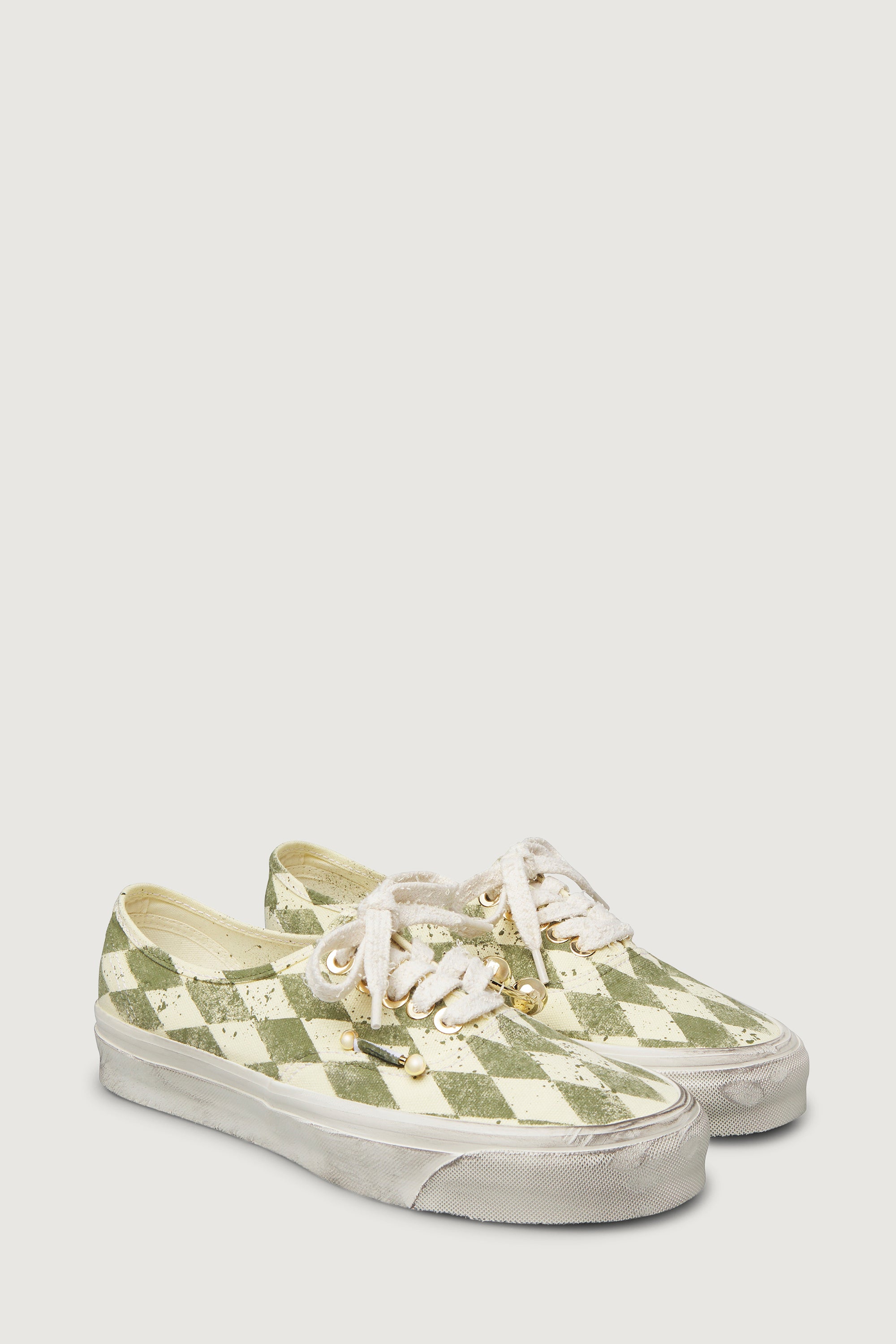 paura-VANS AUTHENTIC CREAM / SAGE-