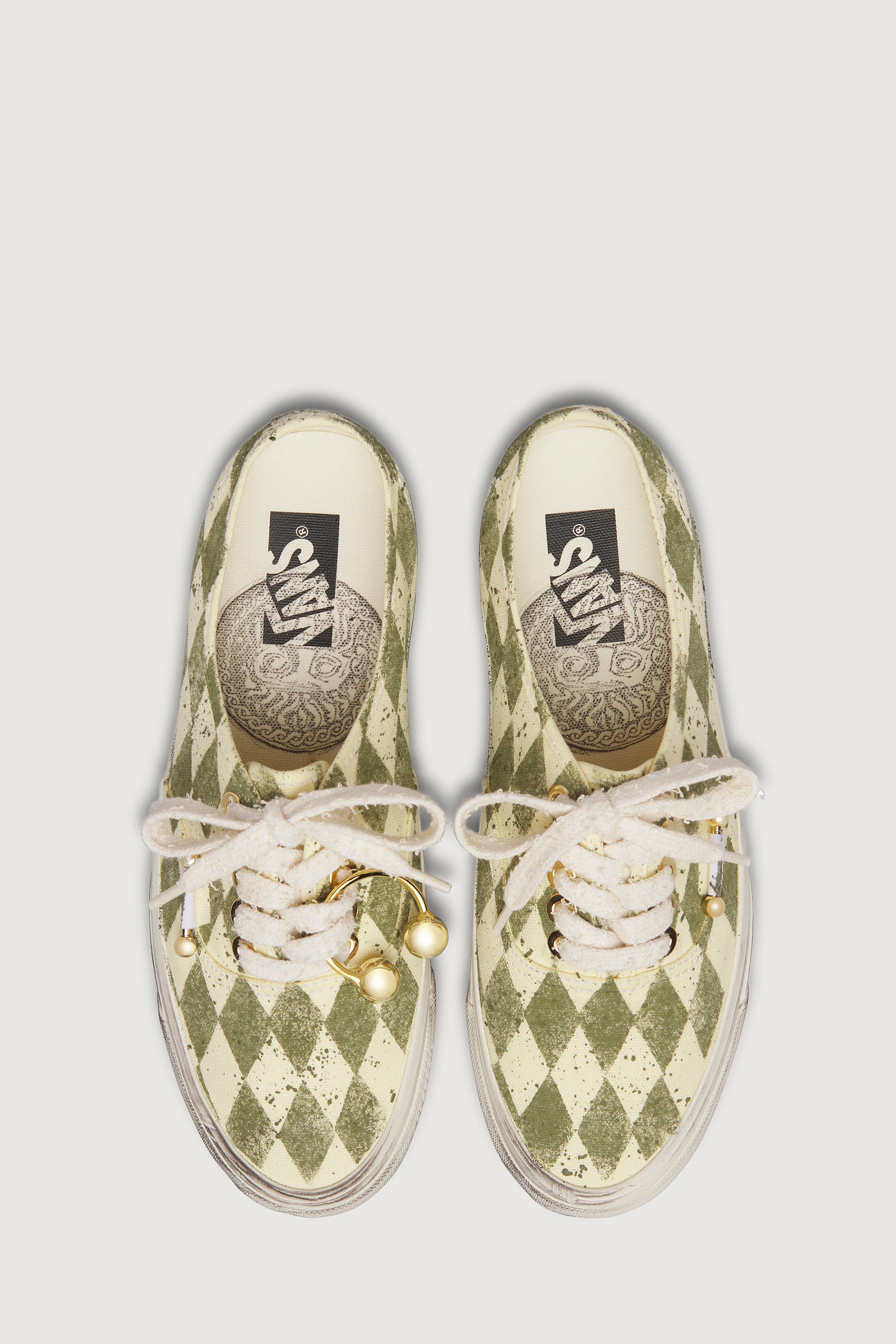 paura-VANS AUTHENTIC CREAM / SAGE-