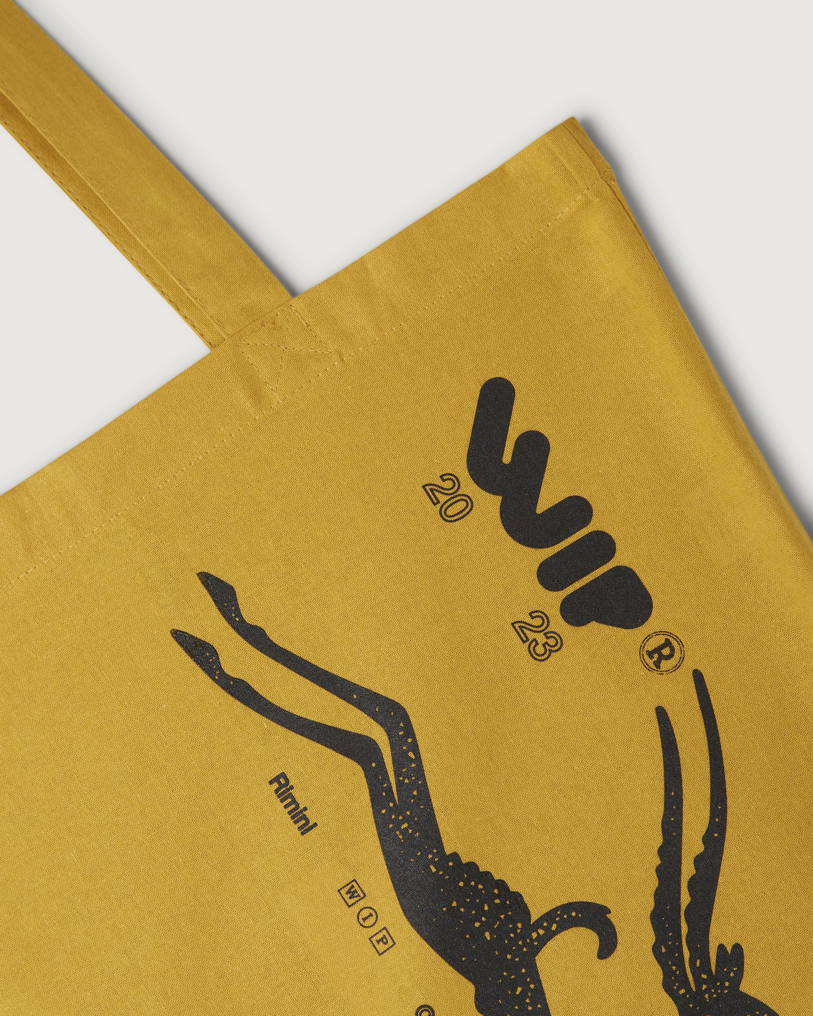 paura-Wip Tote Bag - Mustard-