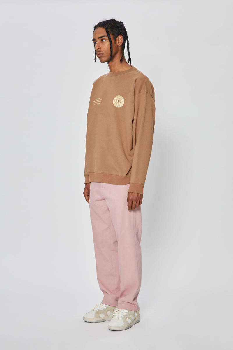 SAMUEL CREWNECK PHOBOS BROWN