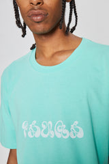 REGULART T-SHIRT BASIC FIT LETTERING MINT